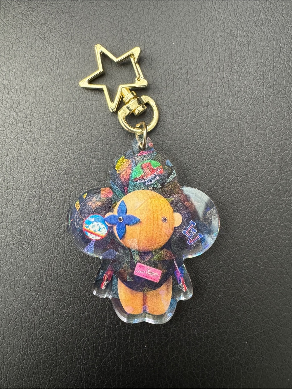 Vivienne LV monogram acrylic charm